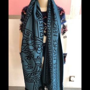 Versace Scarf Shawl Greek Medusa Large